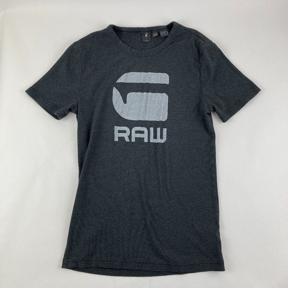 Raw Tshirt Mens Medium Gray Short Sleeve